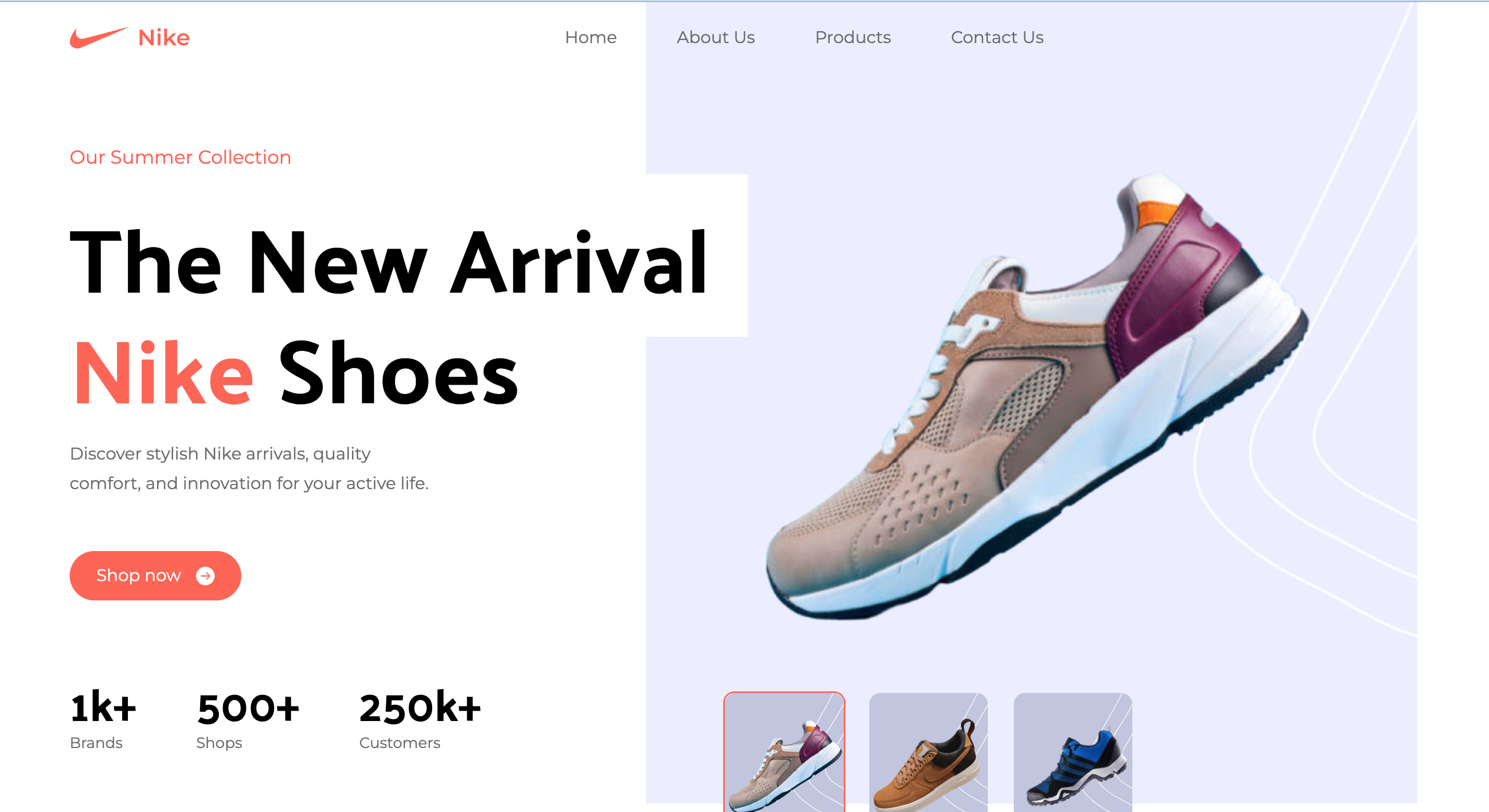 Nike - Landing page